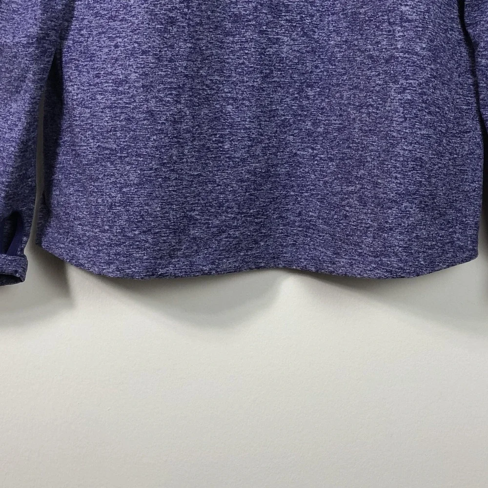 Nike Baltimore Ravens NFL Dri-Fit 1/4 Zip Pullover Sweatshirt Womens Sz L Purple